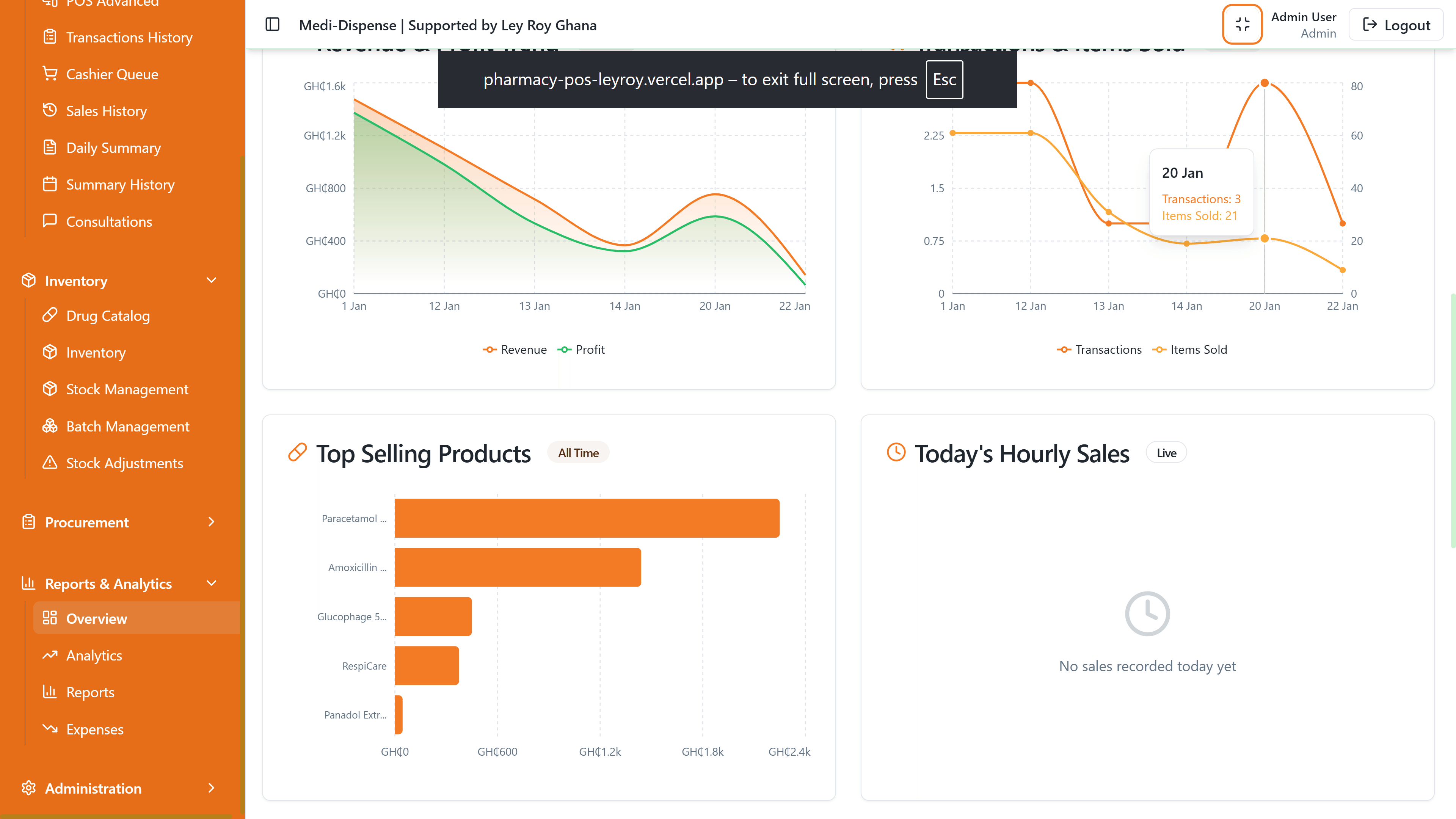 Pharmacy POS and Management System